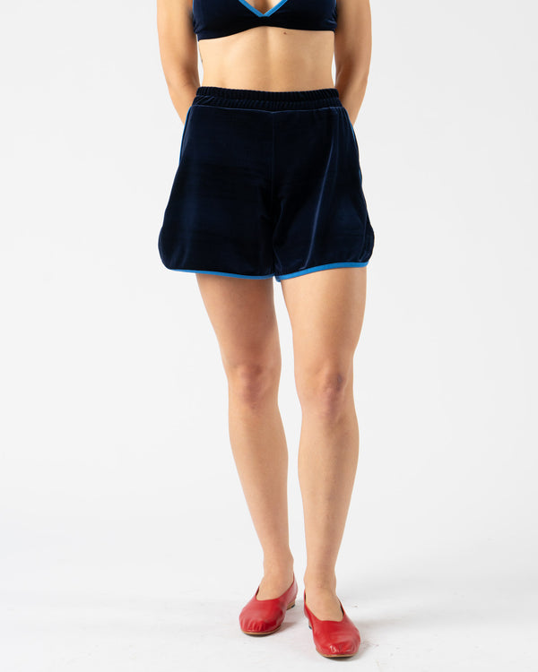 Simone Wild Running Short in Navy/Blue Ribbon