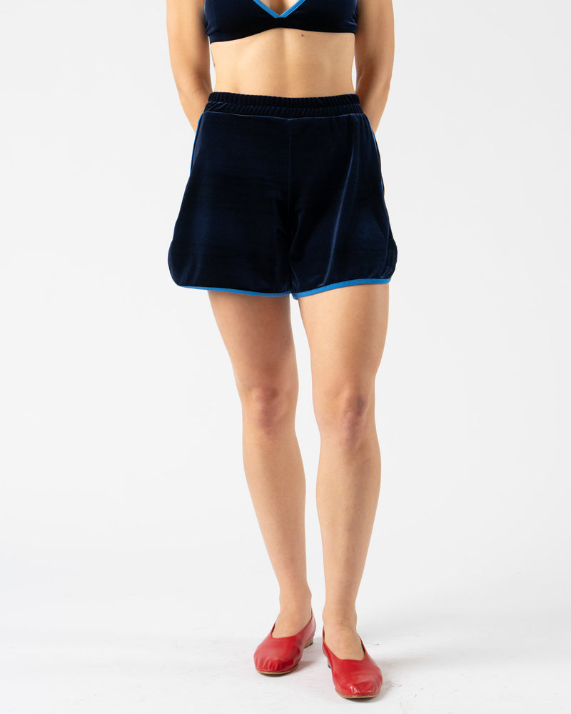 Simone Wild Running Short in Navy/Blue Ribbon
