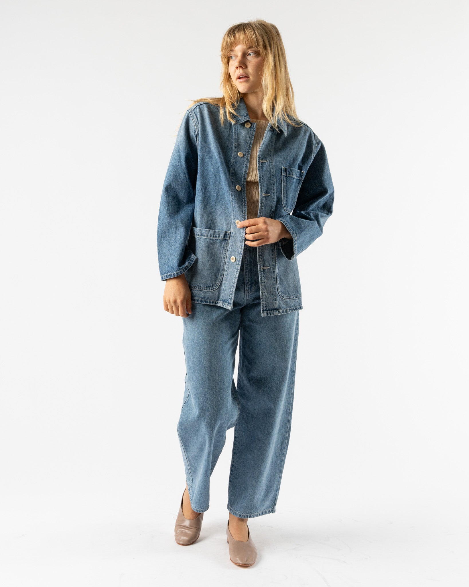 Shaina Mote Chore Coat in Vintage Wash