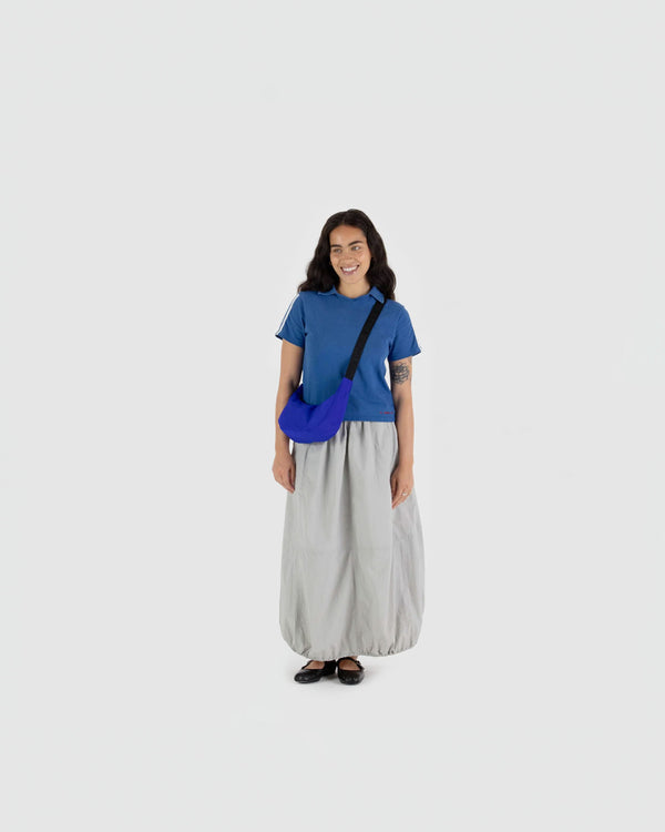 Baggu Small Nylon Crescent Bag in Lapis