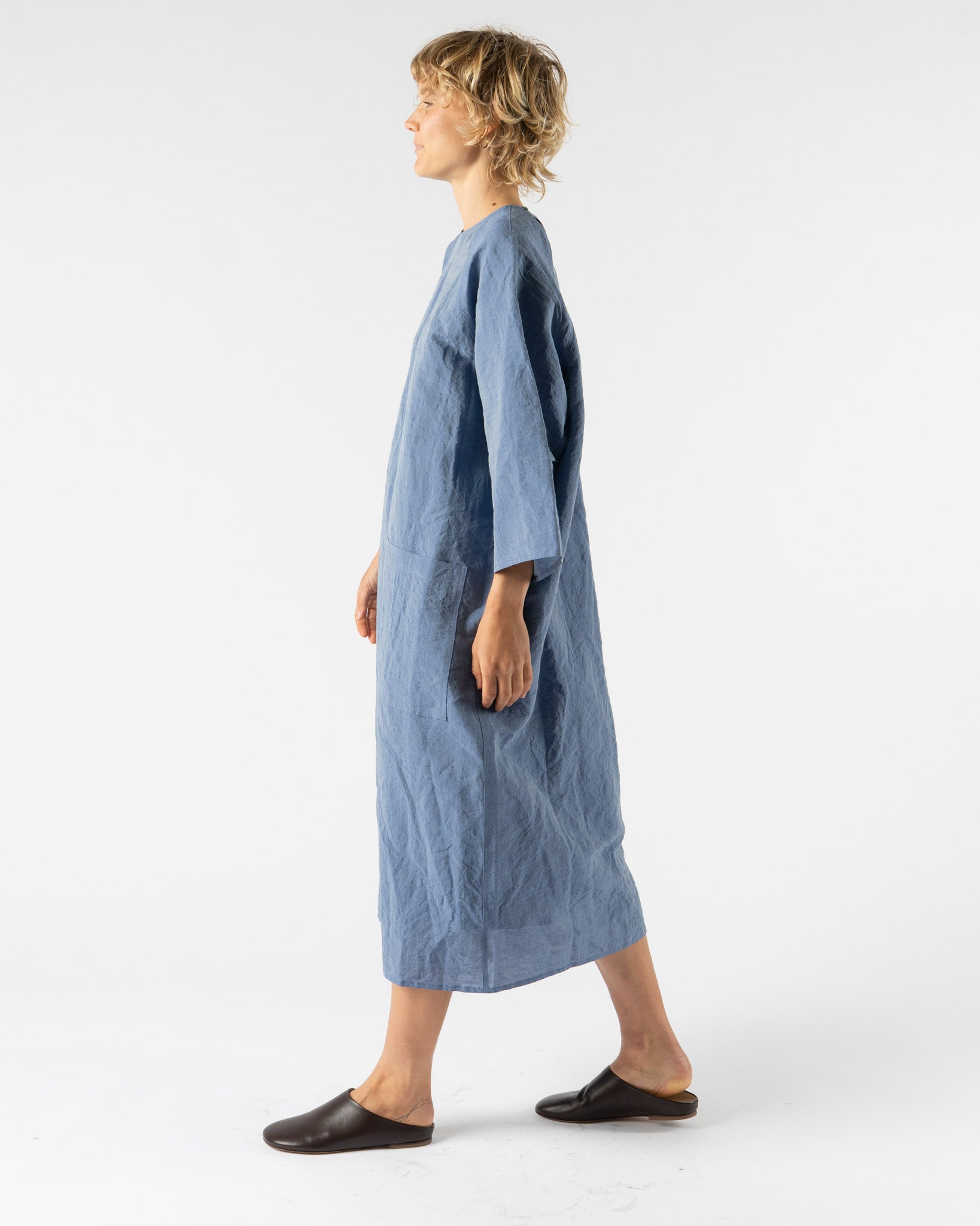 Sofie D'Hoore Diya Dress in Blue Jeans