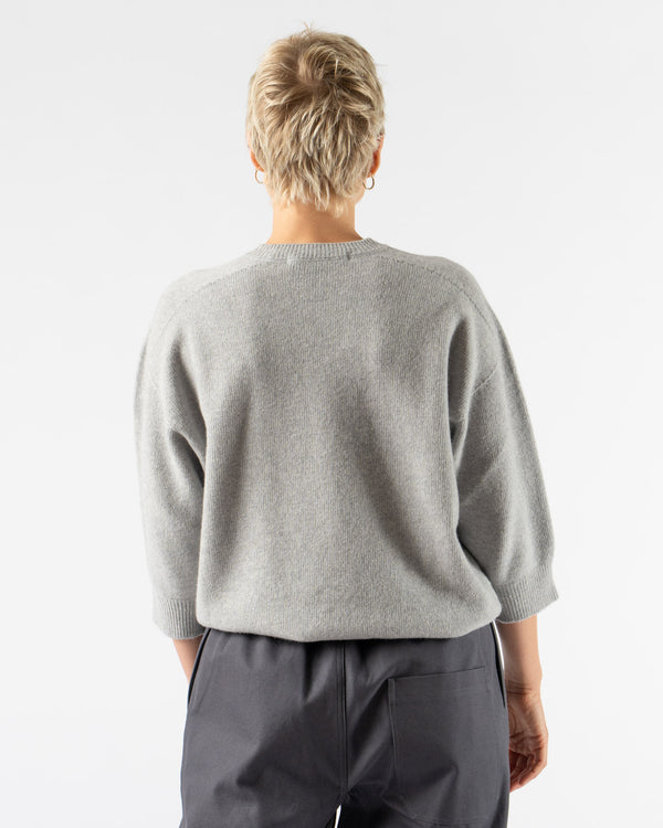 Sofie D'Hoore Mouse Crew Neck in Light Grey Melange