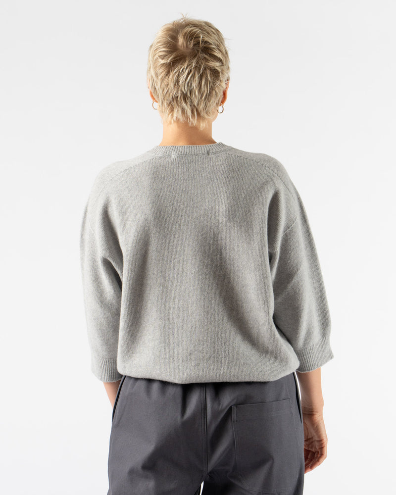 Sofie D'Hoore Mouse Crew Neck in Light Grey Melange