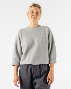 Sofie D'Hoore Mouse Crew Neck in Light Grey Melange