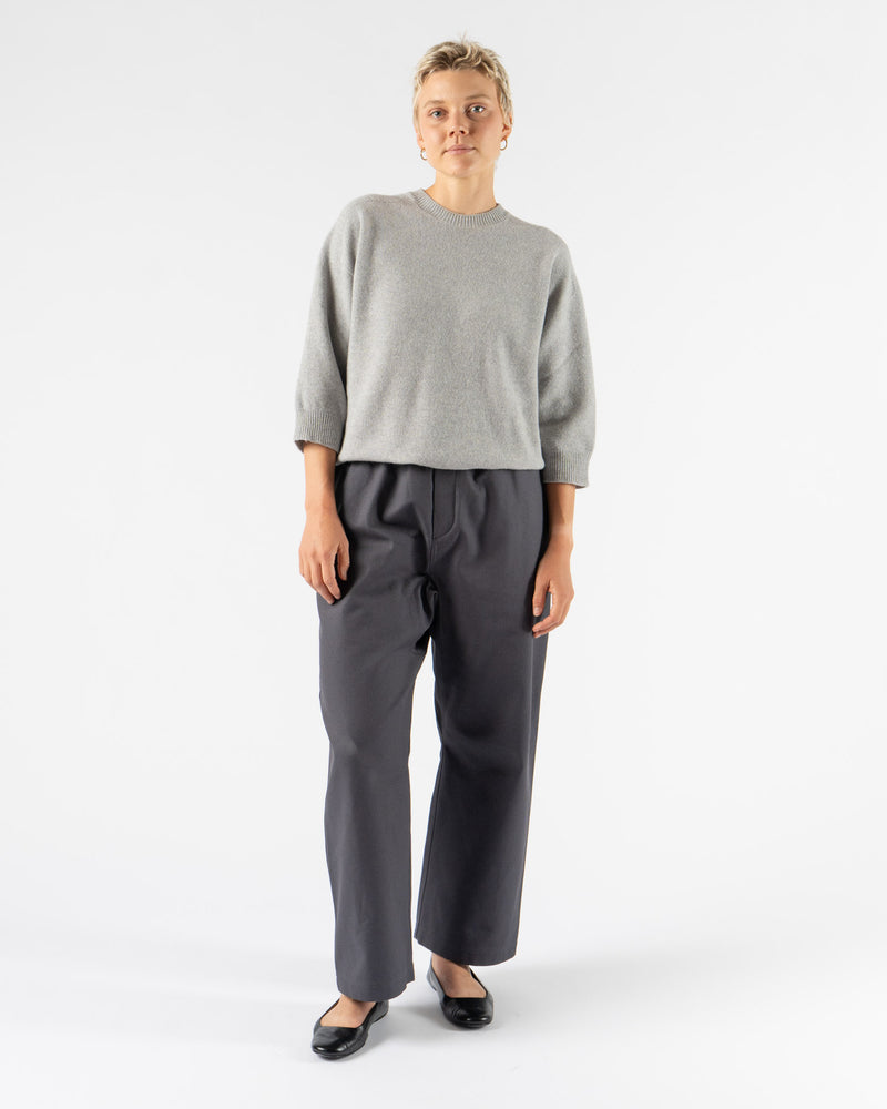 Sofie D'Hoore Mouse Crew Neck in Light Grey Melange