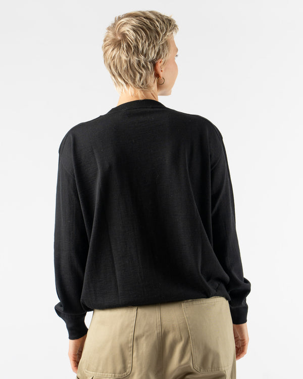 Sofie D'Hoore Muscat Crew Neck Pullover in Black