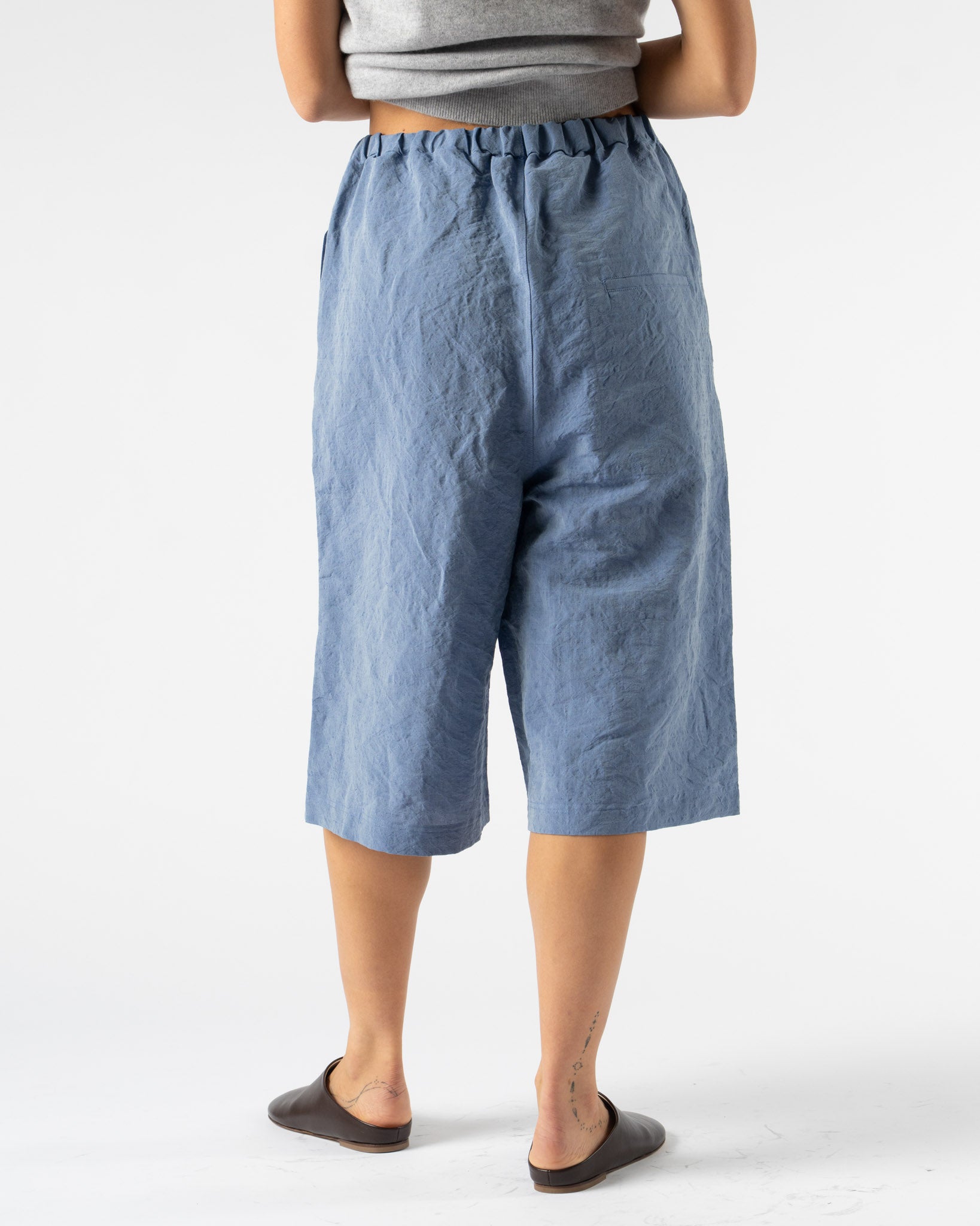 Sofie D'Hoore Plick Shorts in Blue Jeans