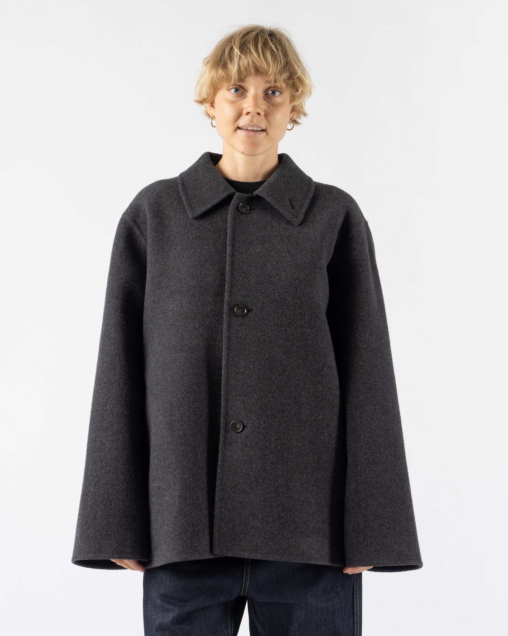 Sofie D'Hoore Cousin Jacket in Carbon Melange