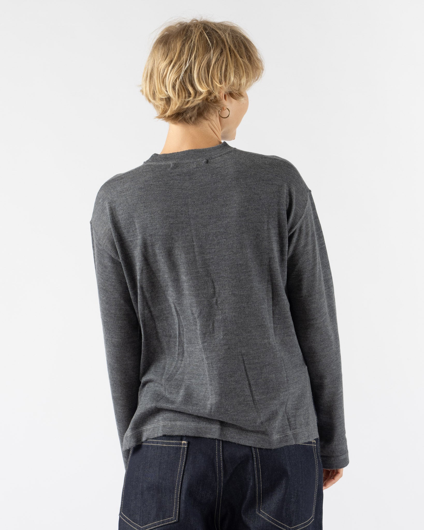 Sofie D'Hoore Mateo Pullover in Steel Melange
