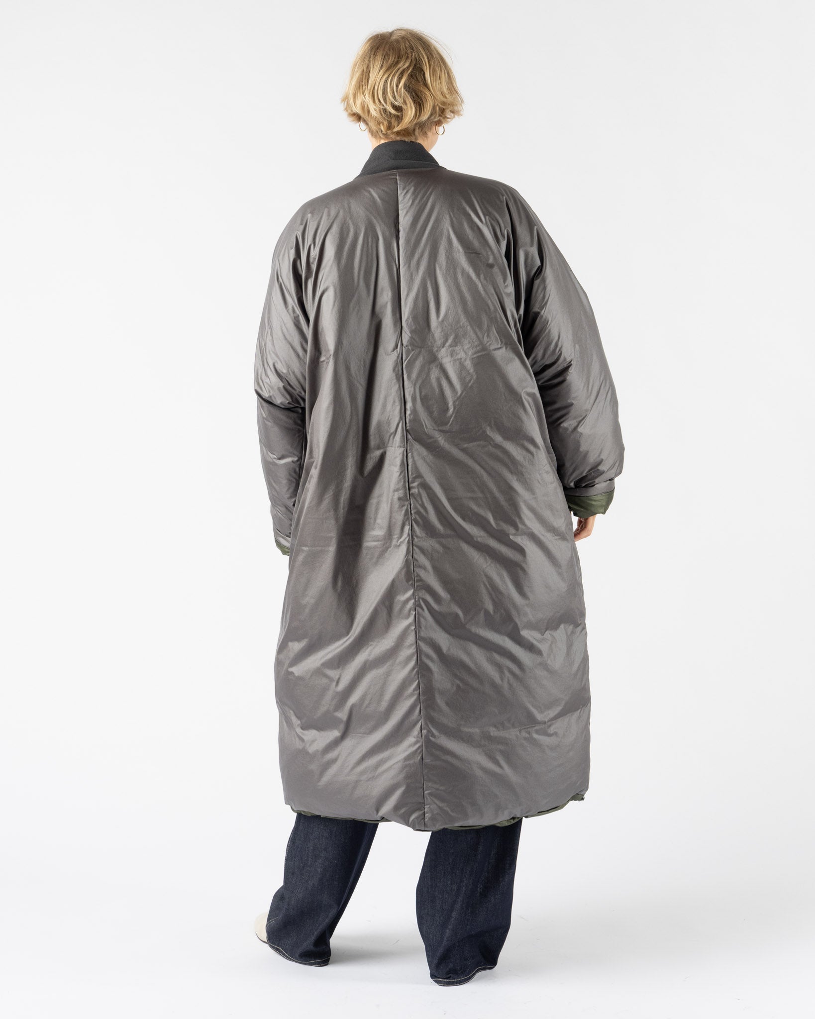 Sofie D'Hoore Online Jacket in Charcoal/Khaki