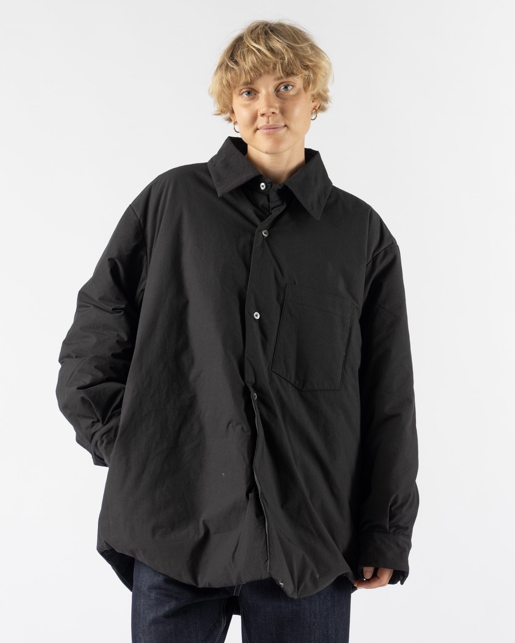 Sofie D'Hoore Orli Down Jacket in Charcoal/Khaki