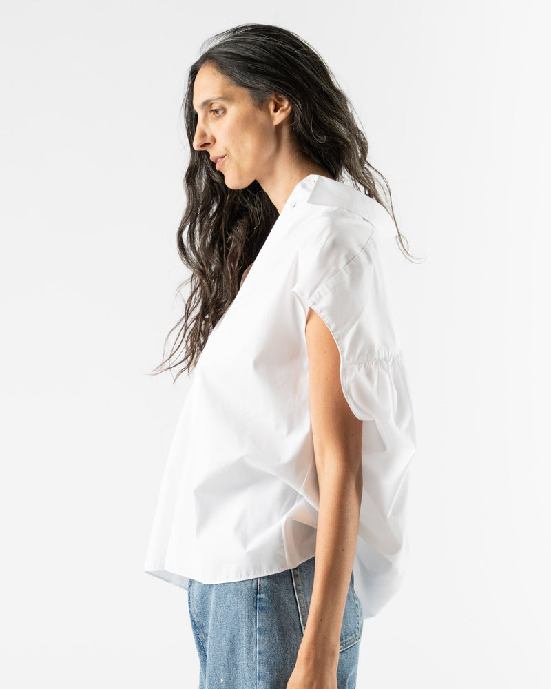 Marni Organic Cotton Poplin Shirt in Lily White