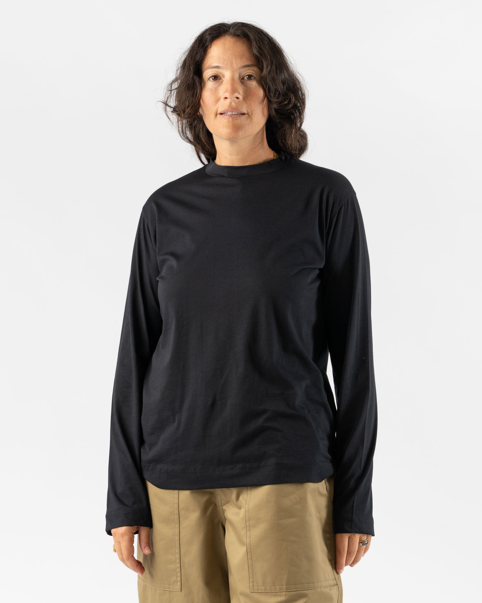 Sofie D'Hoore Tag T-Shirt in Off White Curated at Jake and Jones