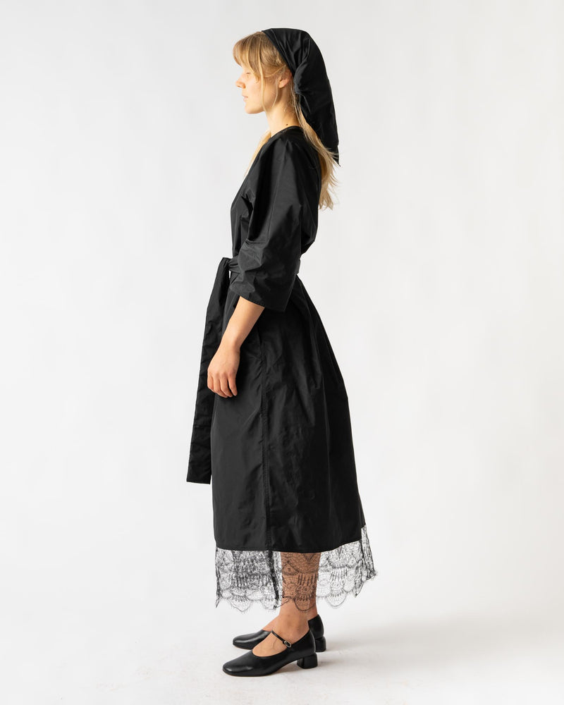 Sofie D'Hoore Duke Place Dress in Woven Black/Black