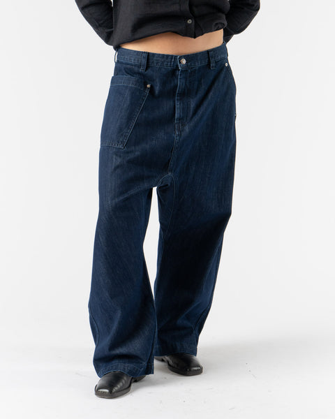 Sofie D'Hoore Plato Pants in DSW Blue Curated at Jake and Jones