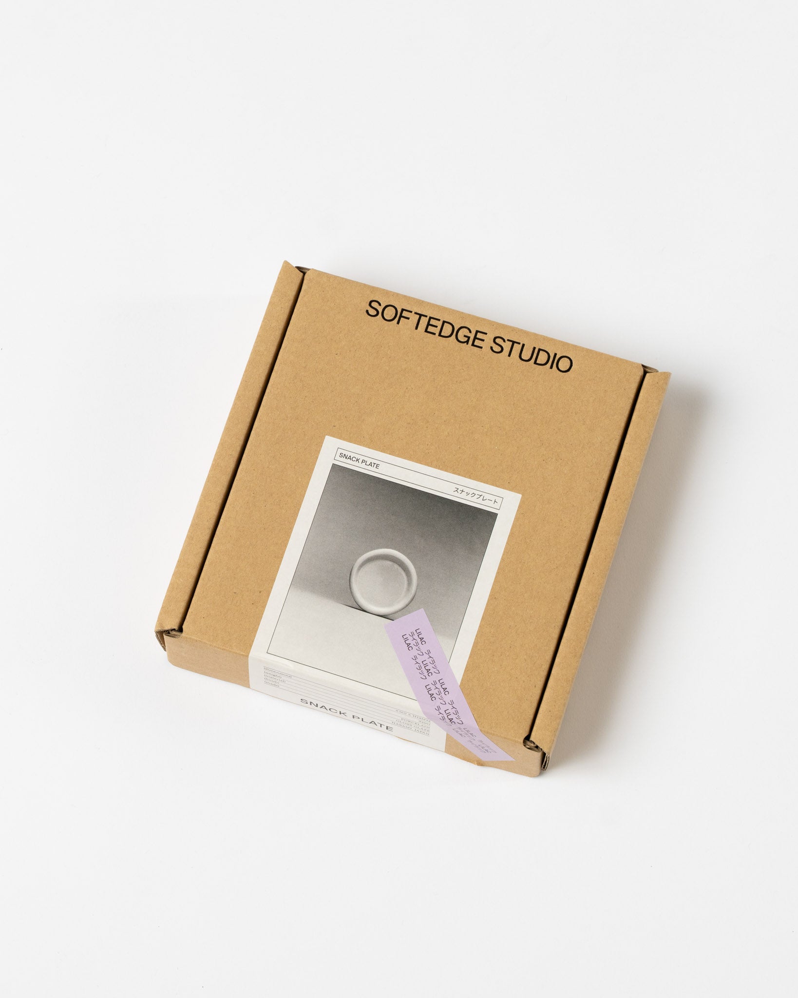 Softedge Studio Snack Plate in Lilac