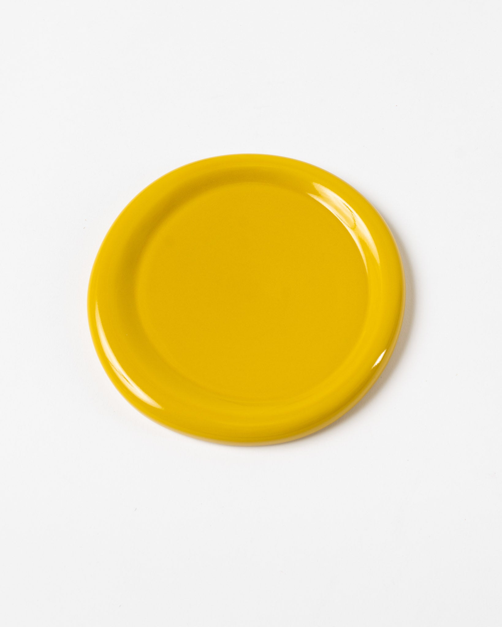 Softedge Studio Snack Plate in Mustard