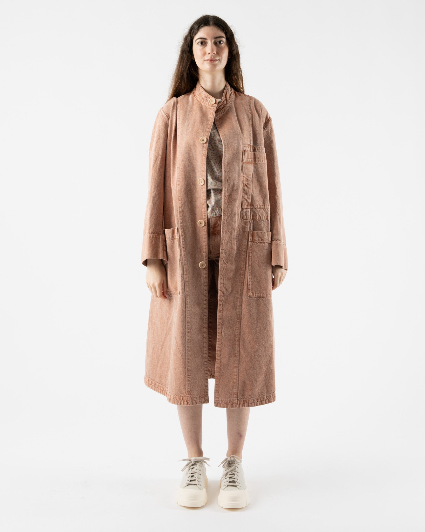 SONO Della Dustercoat in Rose Clay