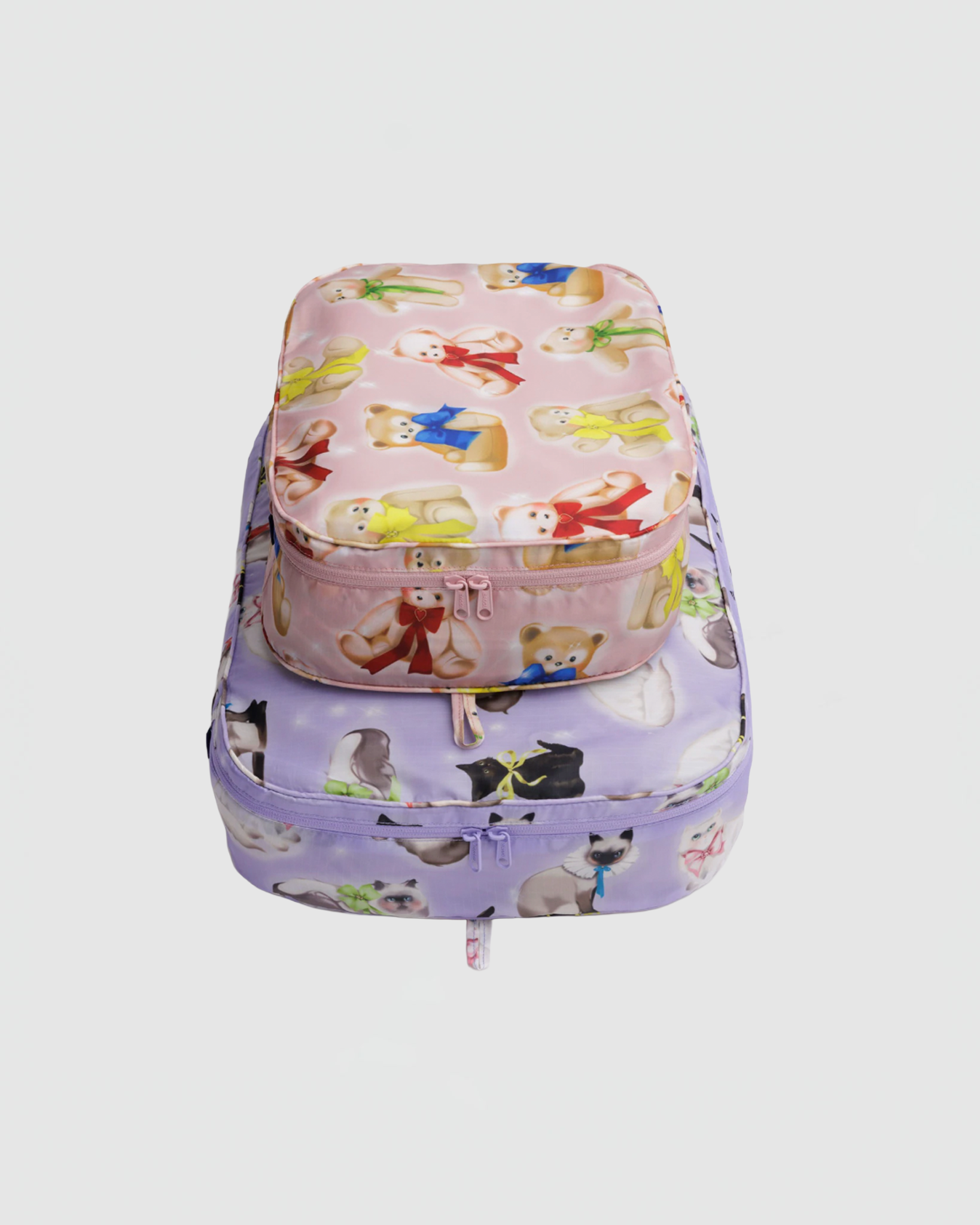 Baggu Large Packing Cube Set in Spring Animals