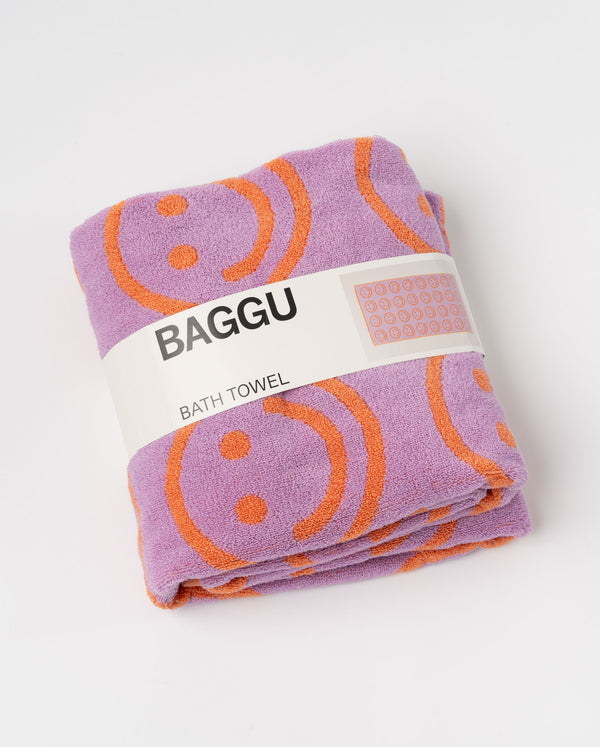 Baggu Bath Towel in Happy Lilac