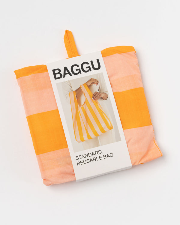 Baggu Standard Baggu in Tangerine Wild Stripe