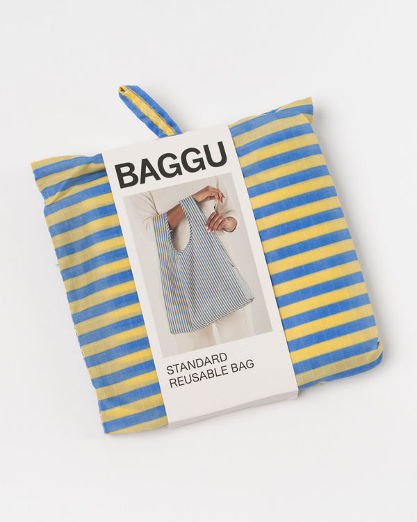 Baggu Standard Baggu in Blue Thin Stripe
