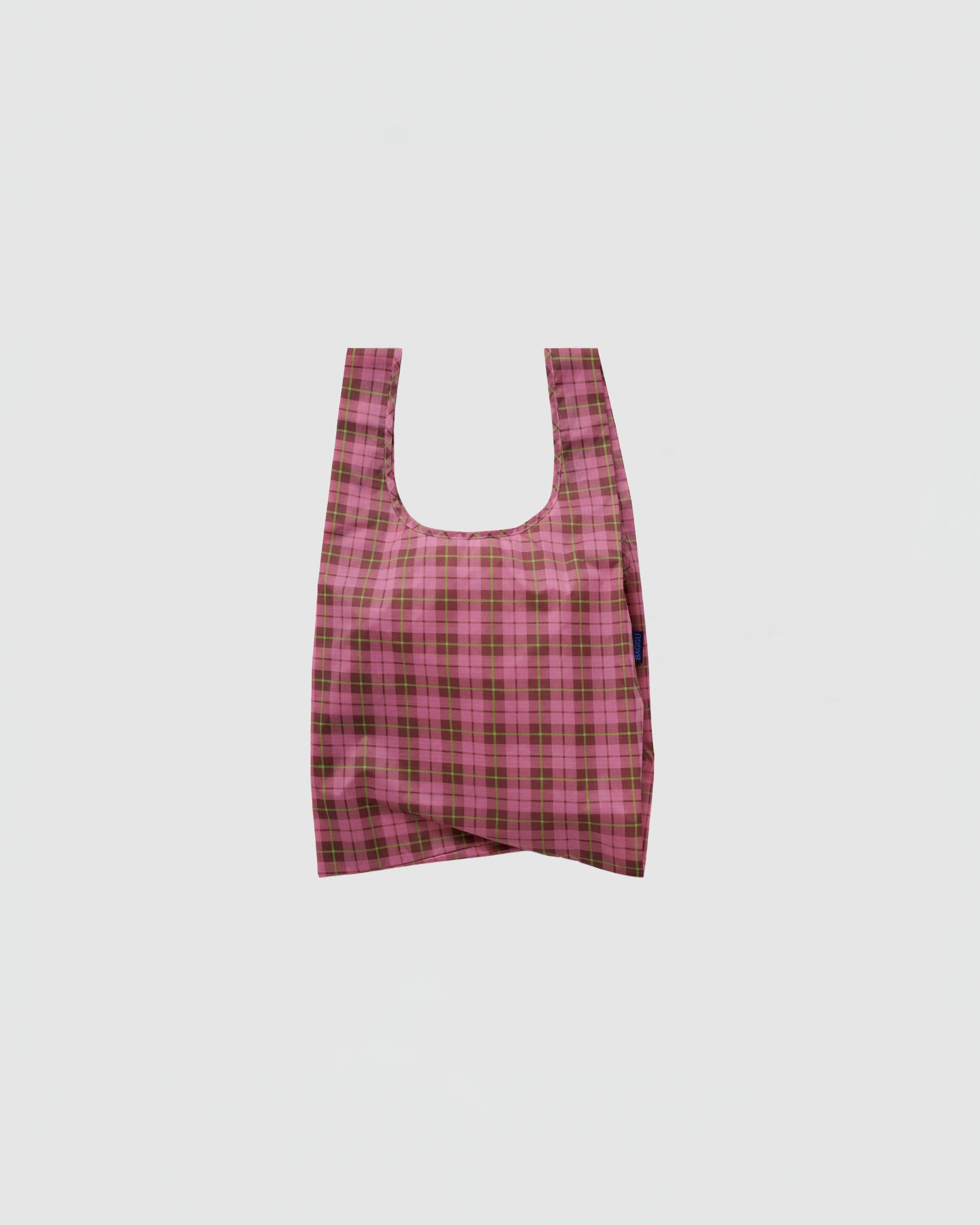 Baggu Standard Baggu in Azalea Pink Tartan