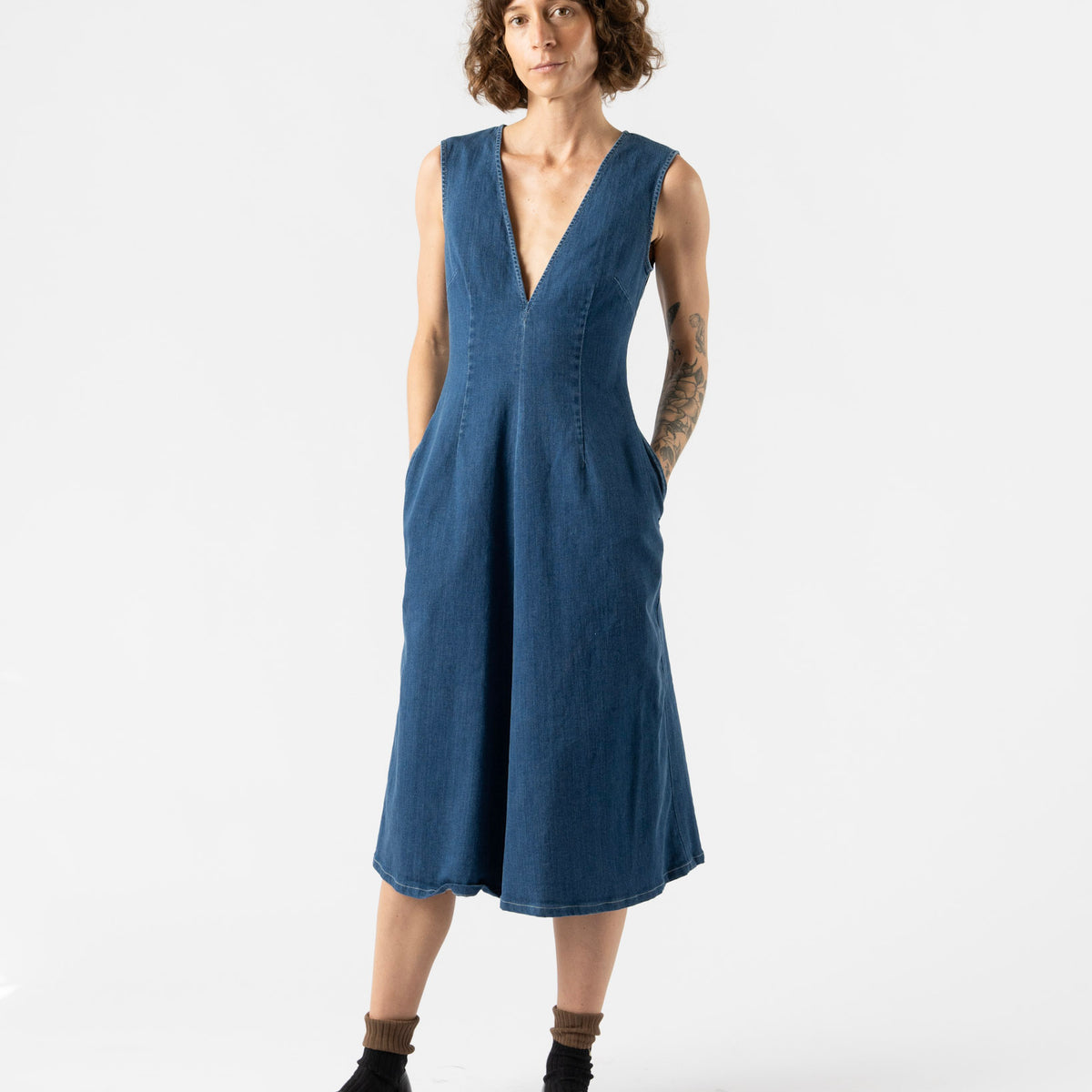 Pre-Owned: Stella McCartney Denim Dress Pre-Owned: Stella McCartney Denim Dress