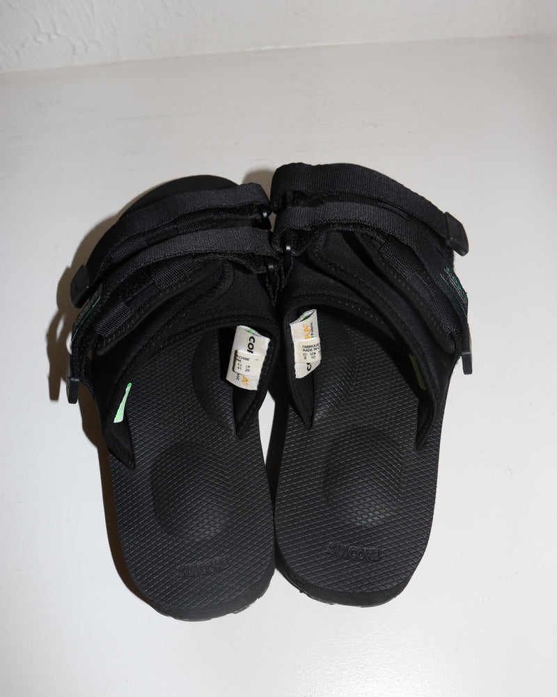 Pre-owned: Suicoke Moto-Cab Strappy Sandals in Black