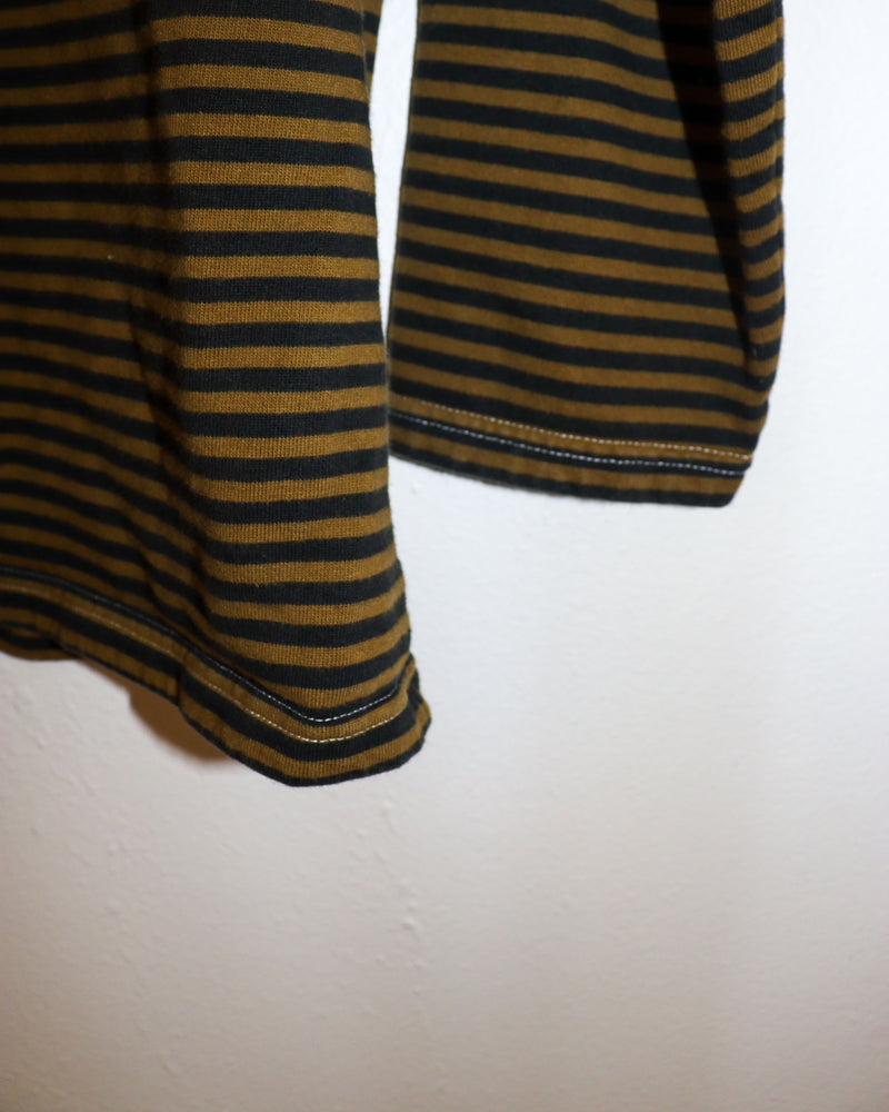 Pre-owned: Sultan Wash Striped Long Sleeve in Yellow