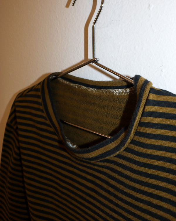 Pre-owned: Sultan Wash Striped Long Sleeve in Yellow