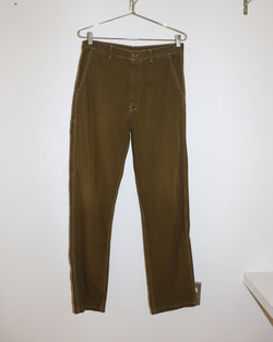 Pre-owned: Sultan Wash Work Pant in Green