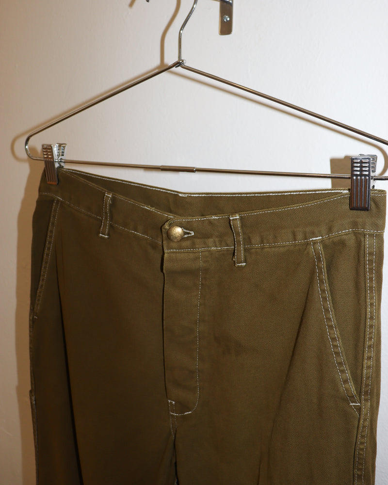 Pre-owned: Sultan Wash Work Pant in Green