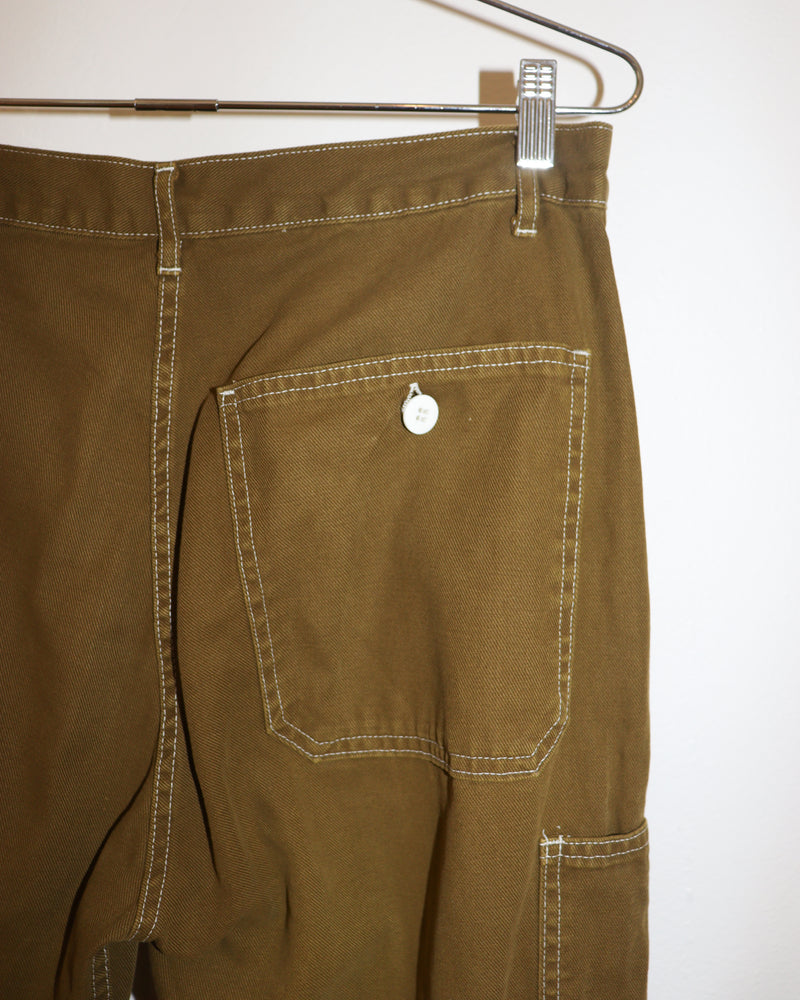 Pre-owned: Sultan Wash Work Pant in Green