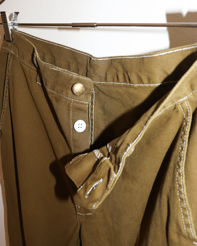 Pre-owned: Sultan Wash Work Pant in Green