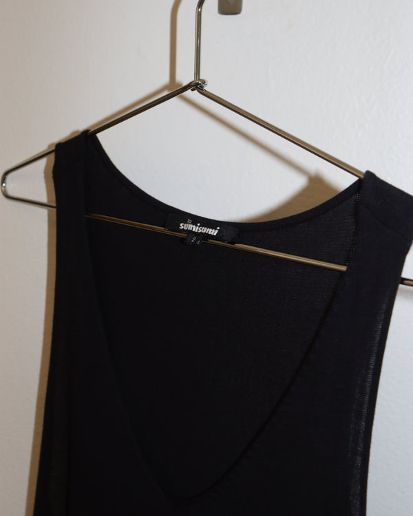 Pre-owned: Sumi Sumi Slip Dress in Black