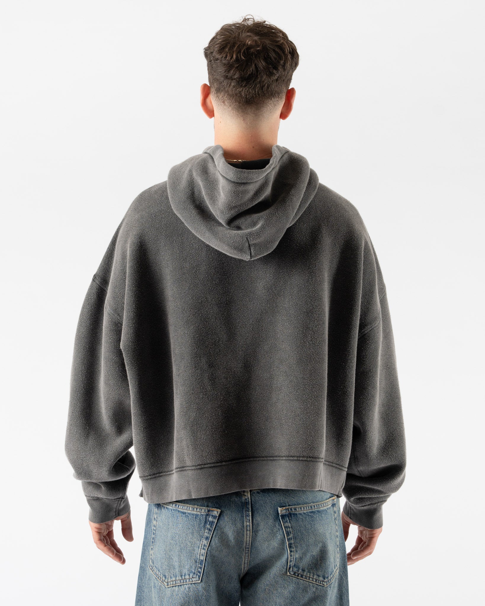 Sunflower Hood Sweat in Anthracite Washed