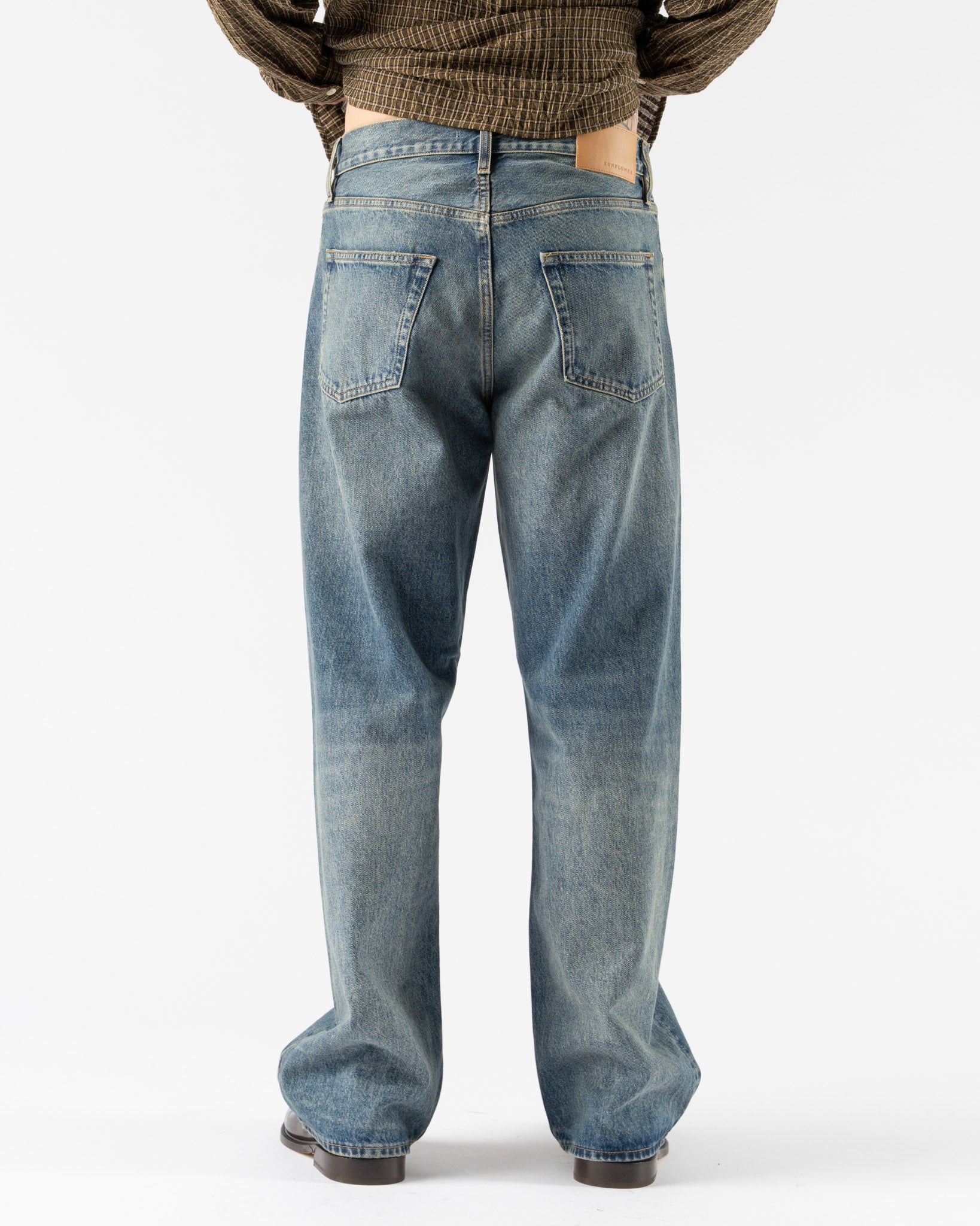Sunflower Loose Jeans in Dark Blue Vintage