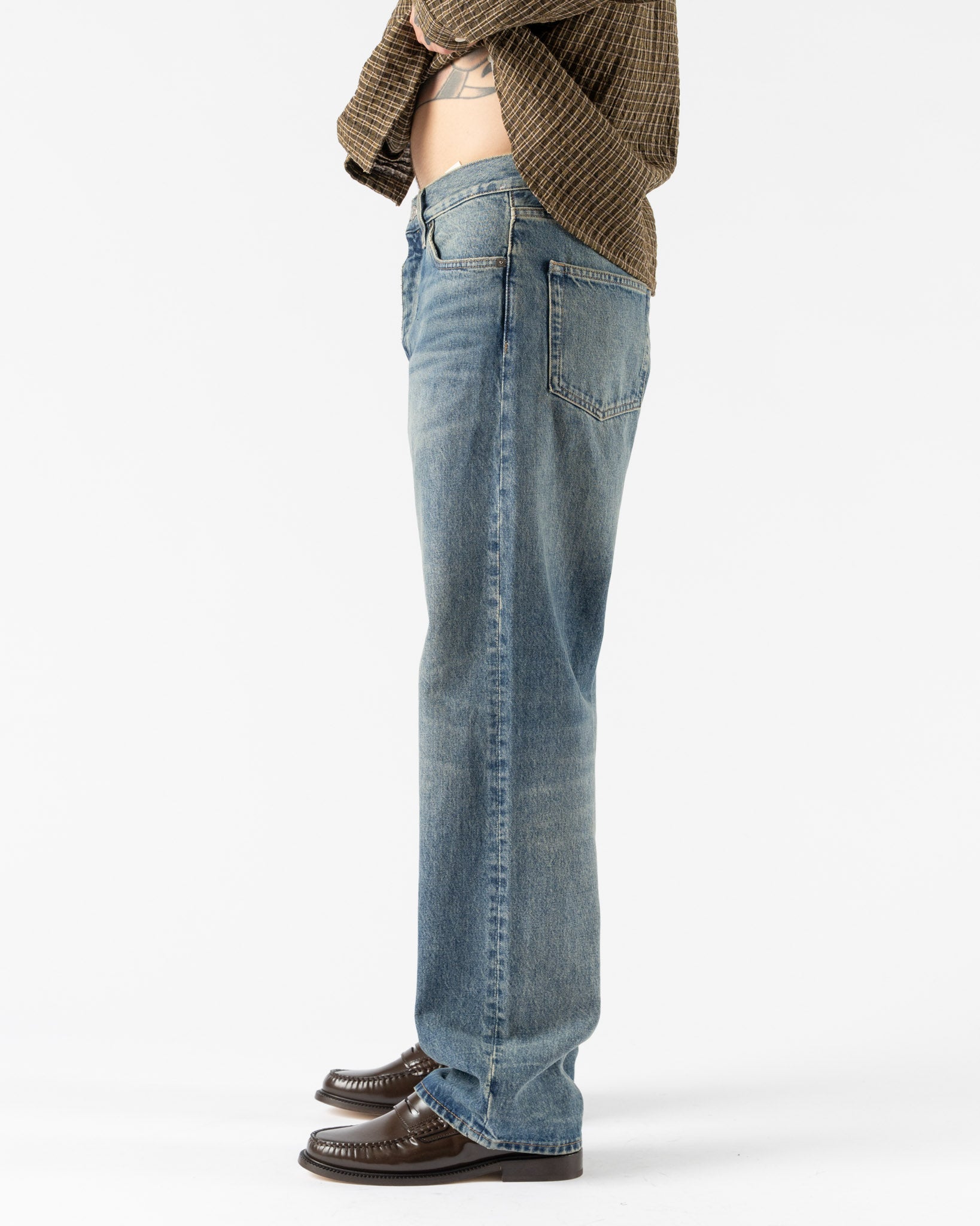 Sunflower Loose Jeans in Dark Blue Vintage