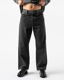 Sunflower Wide Twist Pant in Black Stone