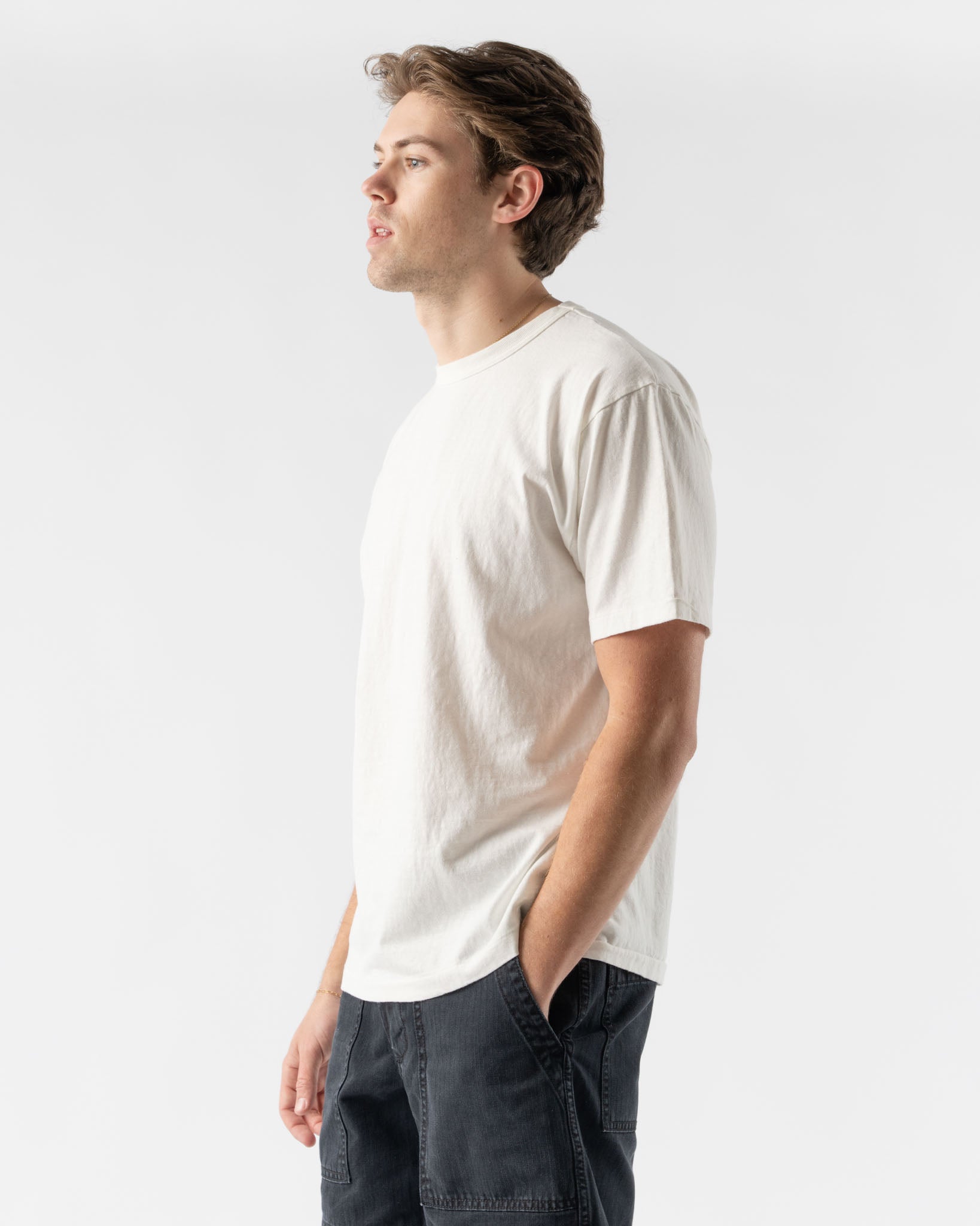 Sunray Sportwear Haleiwa Short Sleeve T Shirt in Off White