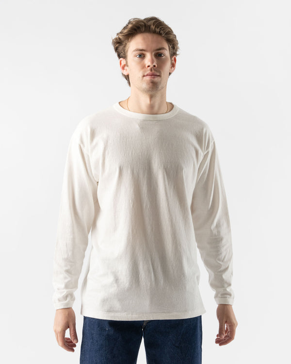 Sunray Sportwear Haleiwa Long Sleeve T Shirt in Off White