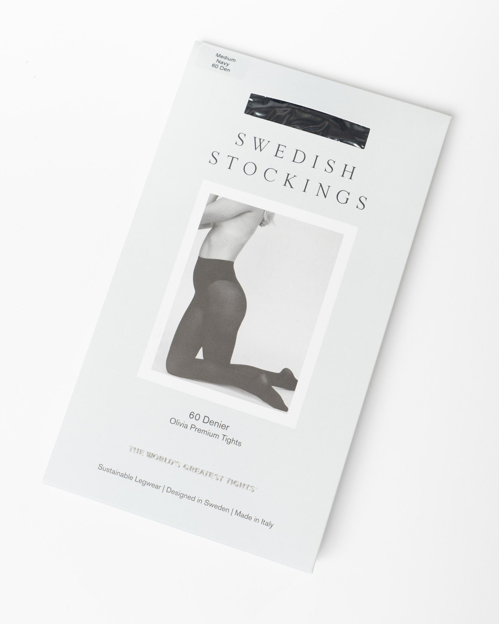Swedish Stockings Olivia Premium Tights in Navy