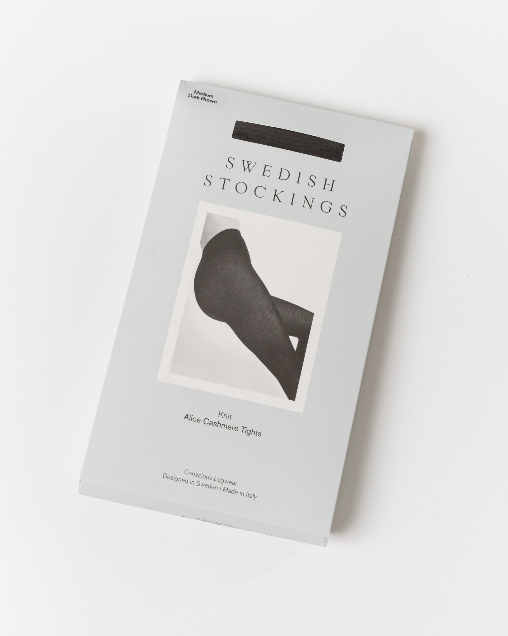 Swedish Stockings Alice Cashmere Tights in Dark Brown