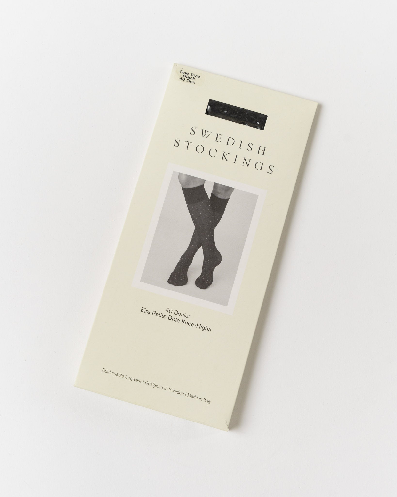 Swedish Stockings Eira Petite Dots Knee-Highs in Black