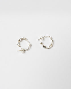 Takara Twisted Hoops Silver