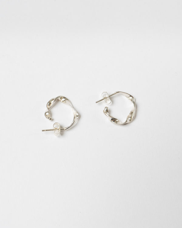 Takara Twisted Hoops Silver