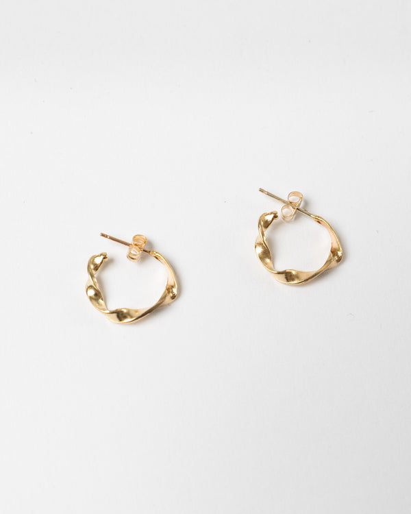Takara Twisted Hoops in Gold