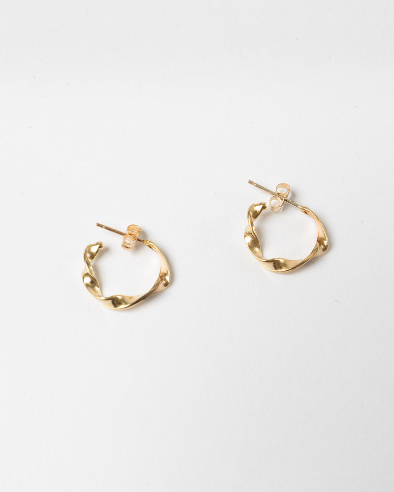Takara Twisted Hoops in Gold