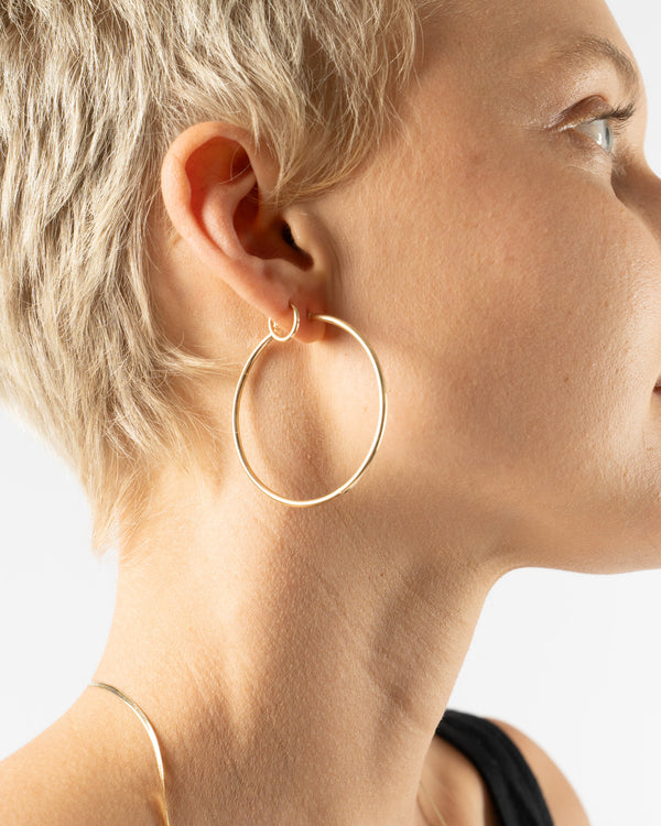 Takara 10 Karat Gold Hoops